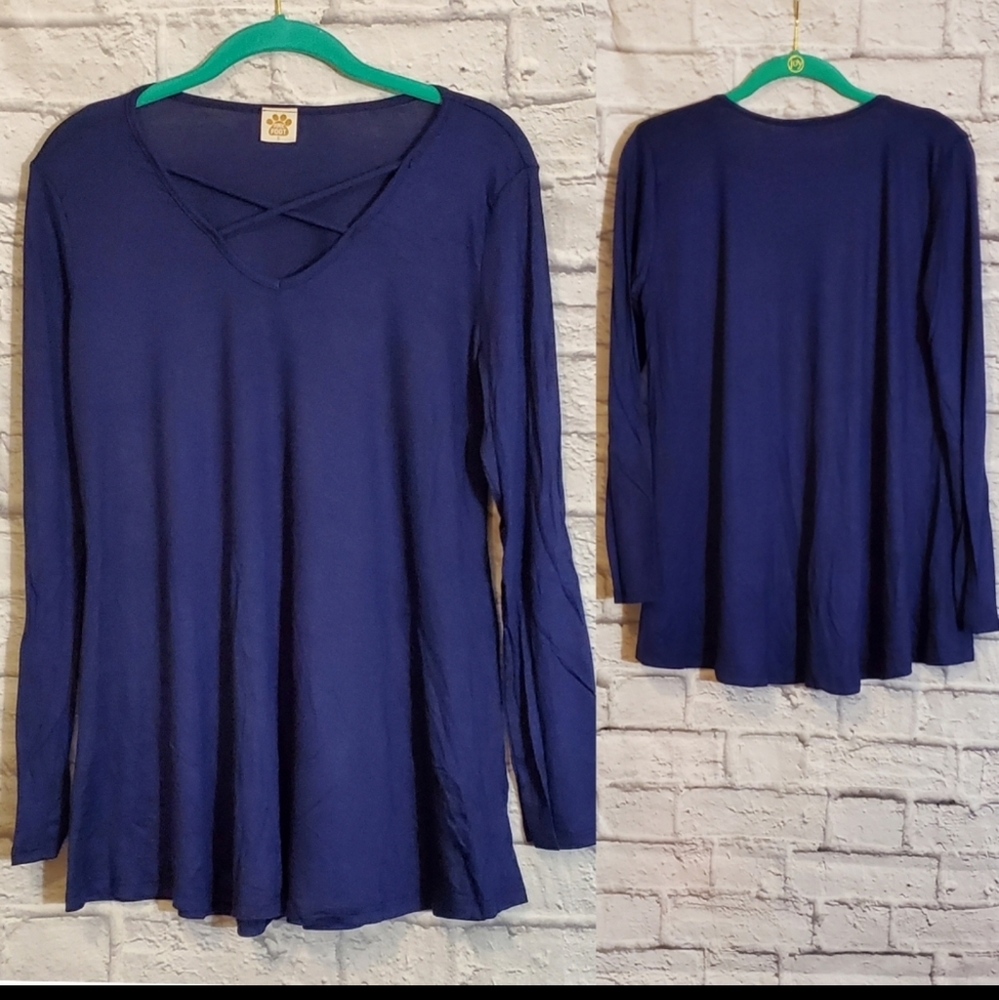 🆕🎁Front Crisscross Longsleeve Lightweight Top